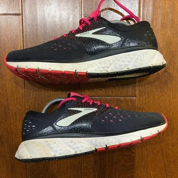 Brooks Women's Glycerin 16 1202781B070 Black Running Shoes Sneakers Size 11 B - Picture 3 of 7